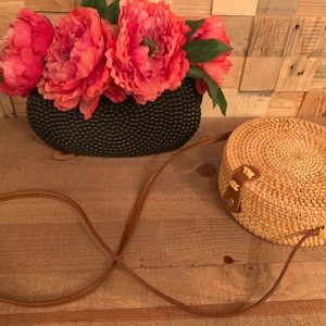 Bali Rattan CrossbodyBag, Handmade Straw